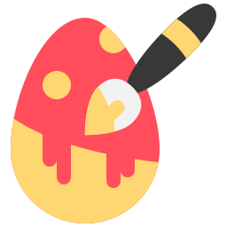 Painting egg icon