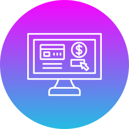 Online payment icon