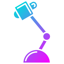 Desk lamp icon