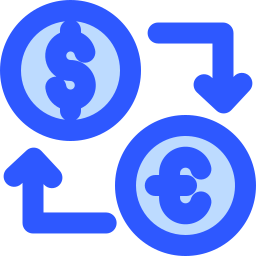 Currency exchange icon