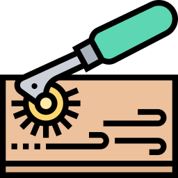 Tracing wheel icon