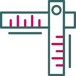 Measure tape icon