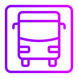 Bus stop icon