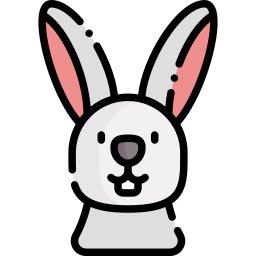 Easter bunny icon