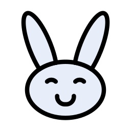 Easter bunny icon