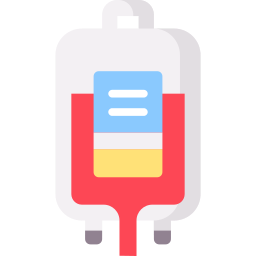 Blood bag icon