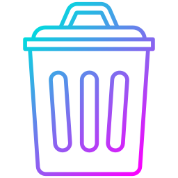 Trash can icon