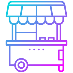 Food cart icon