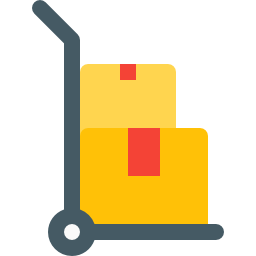 Hand truck icon