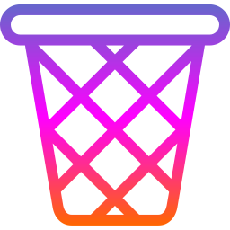 Trash bin icon