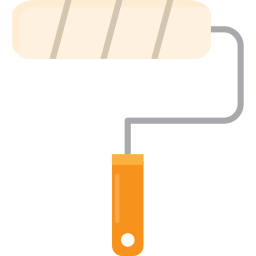 Roller brush icon