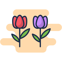 tulipas Ícone