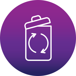 Trash bin icon