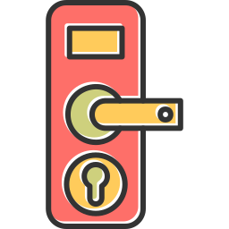 Door lock icon