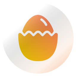 Egg shell icon