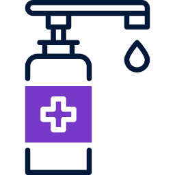 Hand sanitizer icon