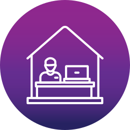 Work from home icon