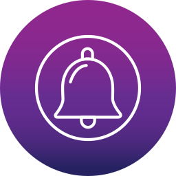 Alarm bell icon