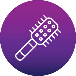 Hair brush icon