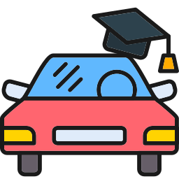 Driving school icon