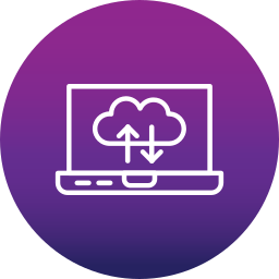 Cloud computing icon