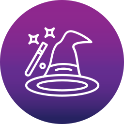 Wizard hat icon