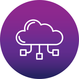 Cloud computing icon