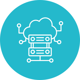 Cloud server icon