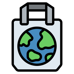 Eco bag icon