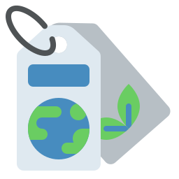 Eco tag icon