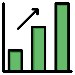 grafico a barre icona