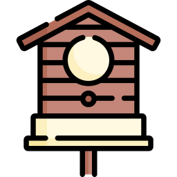 Bird house icon