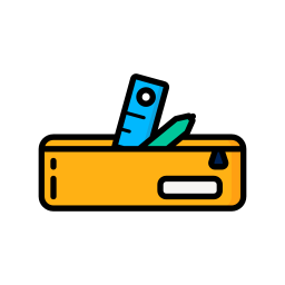 Pencil case icon