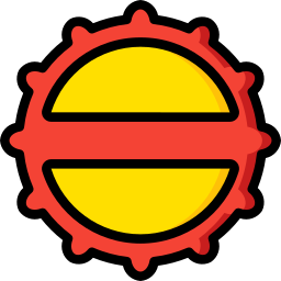 Bottle cap icon