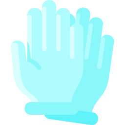 Hand glove icon