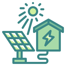 Solar panel icon