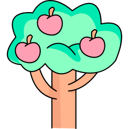 Apple tree icon