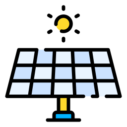 Solar panel icon