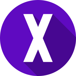 Letter x icon