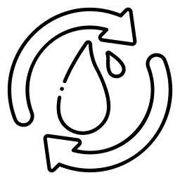 Recycle water icon