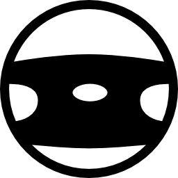 Car steering wheel icon