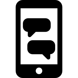 sms smartphone icon