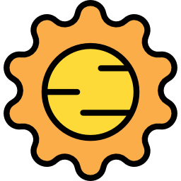 Sun icon