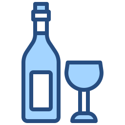 Wine bottles icon