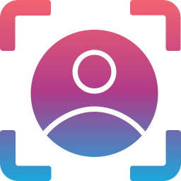 Face scanner icon