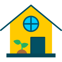 Eco house icon