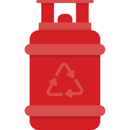 Gas cylinder icon