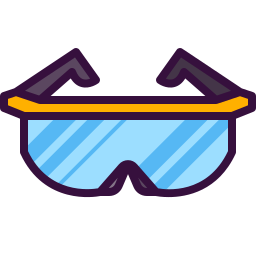 Safety glasses icon