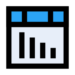 staafdiagram icoon