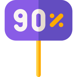 90 prozent icon